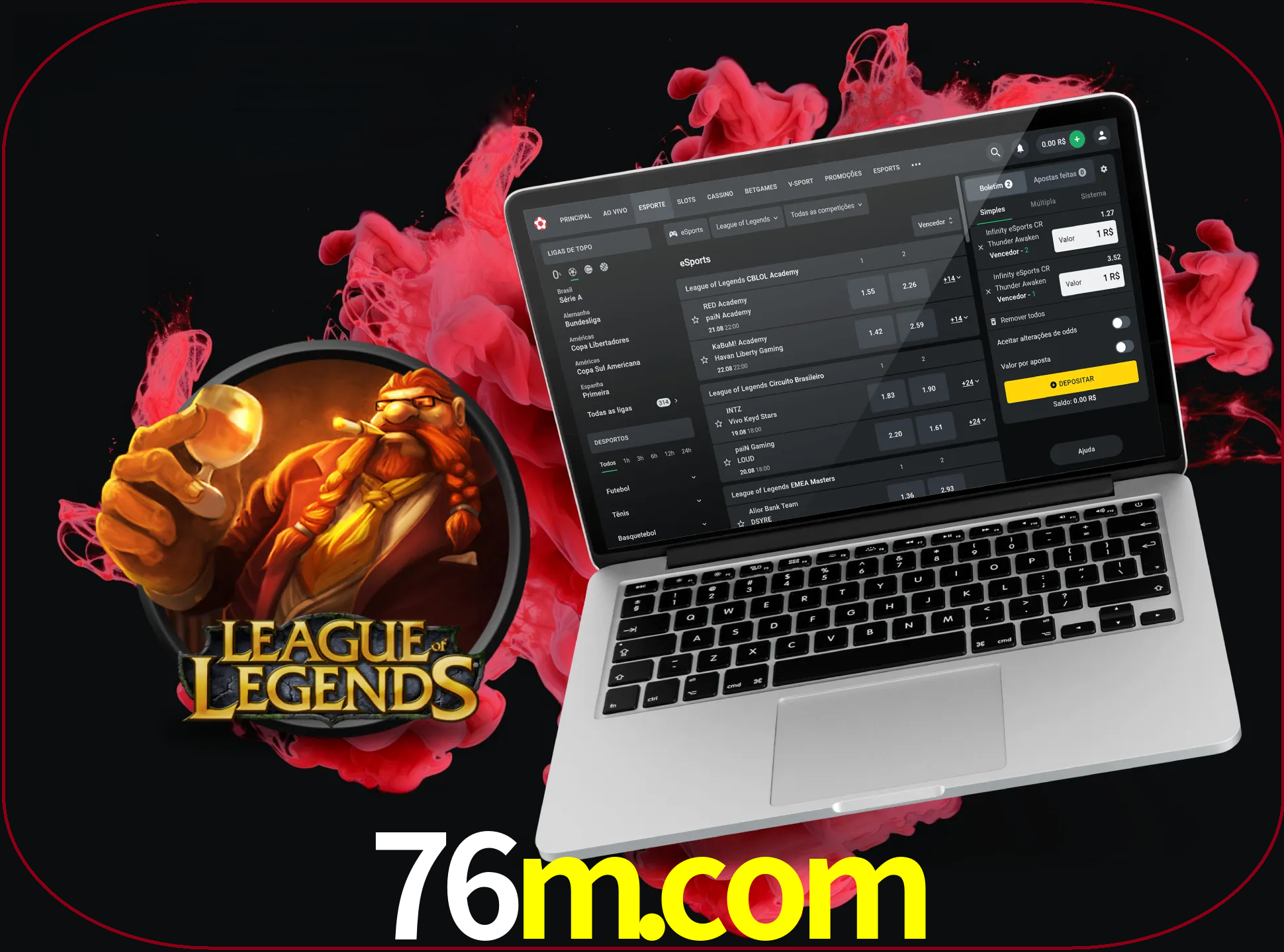 Se é um fã deste jogo, muitos torneios fantásticos que o vão surpreender estão disponíveis no 76M.