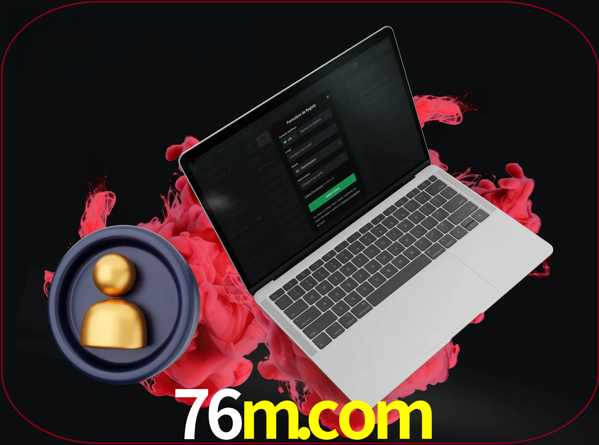 No cabeçalho do site 76M, clique no botão que o levará a um formulário especial onde terá de introduzir as suas informações actuais.