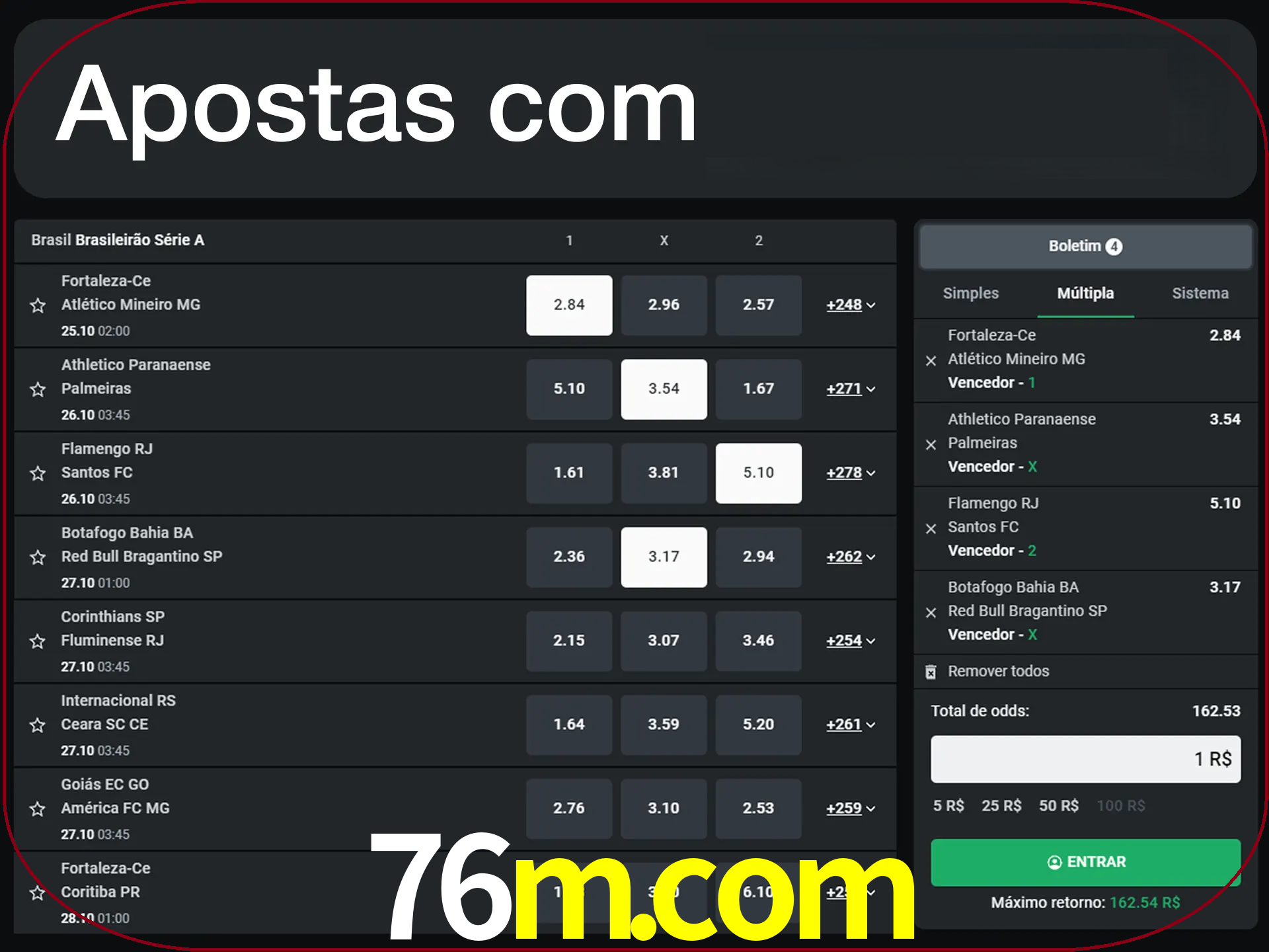 Aposte em vários diciplines com LeonBet.