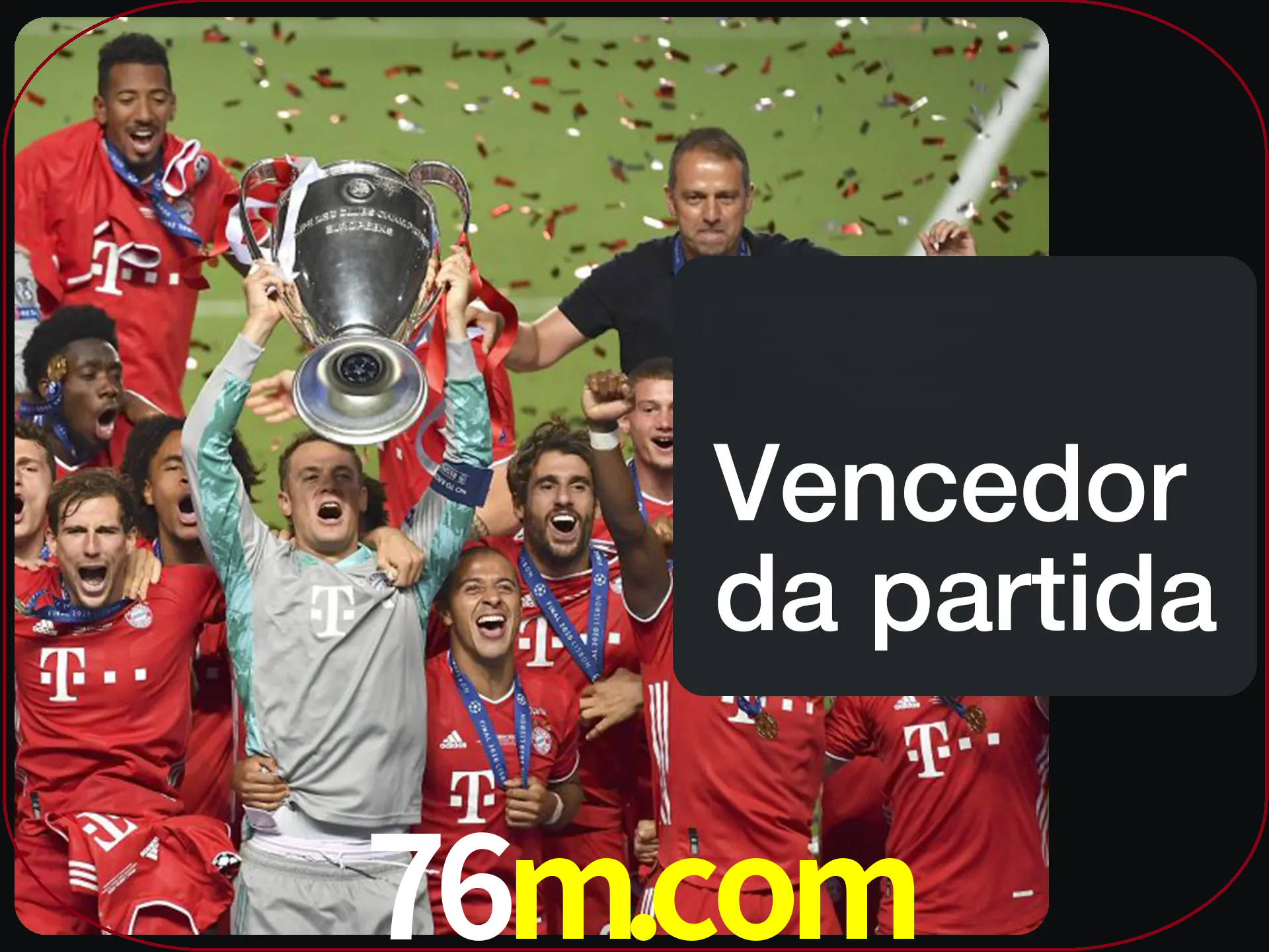 Aposte no vencedor e ganhe uma grande quantia de dinheiro.